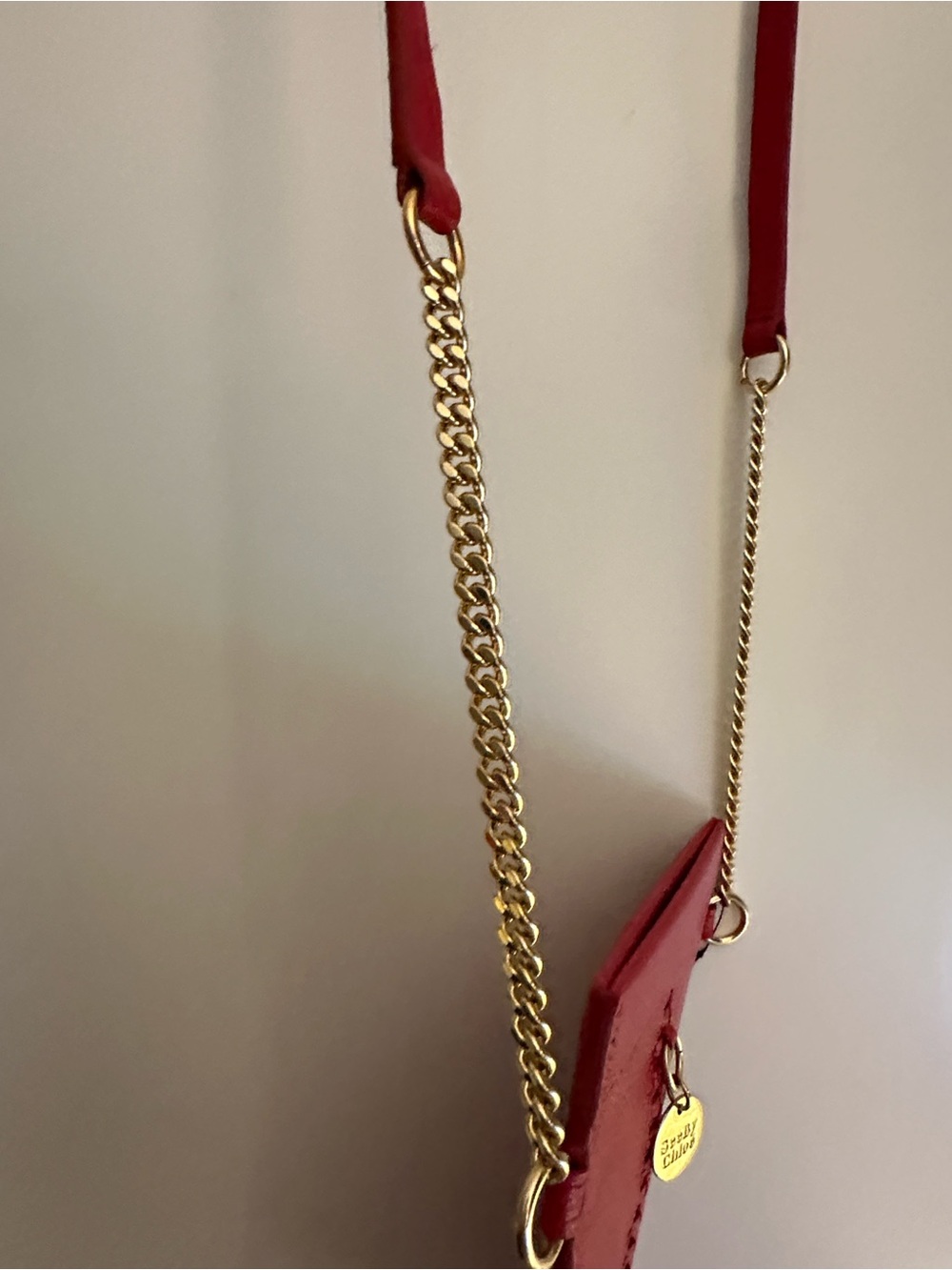 NWOT AUTHENTIC See by Chloé Red Tilda Crossbody,Chic Braided Phone Pouch -COA - Picture 4 of 14
